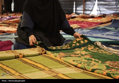 خدمت‌رسانی موکب علی بن باقر کاشان به زائران اربعین در کربلا
