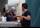 همت گلستانی‌ها برای پذیرایی از زائران اربعین در موکب حضرت علی‌اصغر (ع)