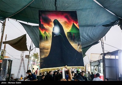 پیاده‌روی اربعین حسینی در مسیر دیوانیه به کربلا
