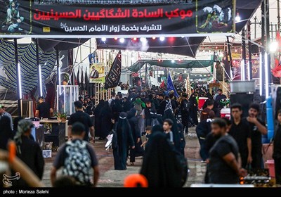 پیاده‌روی اربعین حسینی در مسیر دیوانیه به کربلا