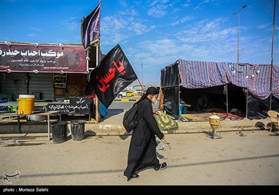 پیاده‌روی اربعین حسینی در مسیر دیوانیه به کربلا
