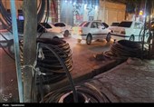 نبرد عابران با سد معبر در پیاده‌روهای دهدشت