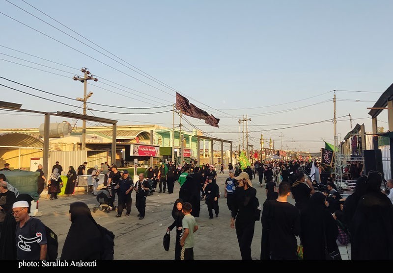از بدره تا کربلا؛ کاروان دلدادگی در نعمالیه به میهمانی موکب‌ها رسید+فیلم