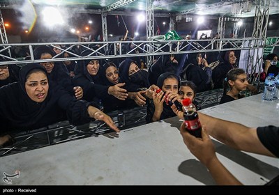 عبور زائران اربعین حسینی از مرز شلمچه