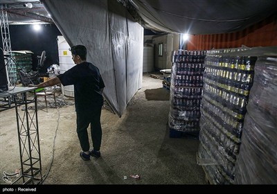 عبور زائران اربعین حسینی از مرز شلمچه