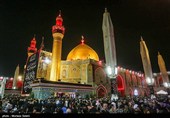 حرم مطهر حضرت علی (ع) در آستانه اربعین حسینی