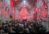 حرم مطهر حضرت علی (ع) در آستانه اربعین حسینی