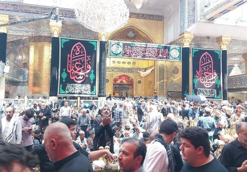 آسمان کربلا در التهاب اشک و لبیک؛ بی‌قراری زائران در آغوش حرمین +فیلم