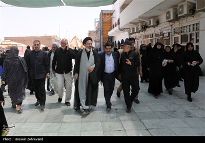 بازدید میدانی مسئولان حج و زیارت از خدمات به زائران در شهر مقدس سامرا