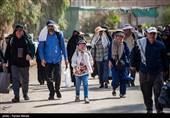 عبور زائران اربعین حسینی از مرز خسروی