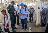 عبور زائران اربعین حسینی از مرز خسروی