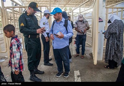 عبور زائران اربعین حسینی از مرز خسروی