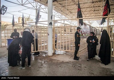 عبور زائران اربعین حسینی از مرز خسروی