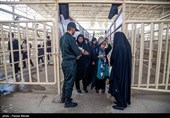عبور زائران اربعین حسینی از مرز خسروی