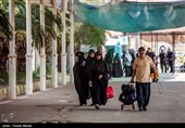 عبور زائران اربعین حسینی از مرز خسروی