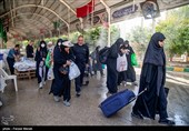 عبور زائران اربعین حسینی از مرز خسروی
