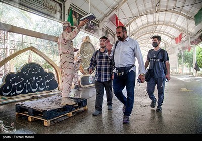 عبور زائران اربعین حسینی از مرز خسروی