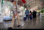 عبور زائران اربعین حسینی از مرز خسروی