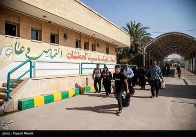 عبور زائران اربعین حسینی از مرز خسروی