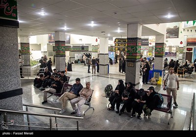 عبور زائران اربعین حسینی از مرز خسروی