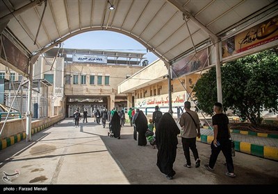 عبور زائران اربعین حسینی از مرز خسروی