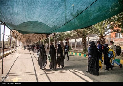 عبور زائران اربعین حسینی از مرز خسروی