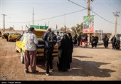 عبور زائران اربعین حسینی از مرز خسروی