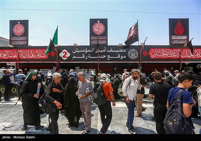 موکب های خدمت رسانی در شهر نجف