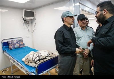 بازدید فتاح از روند خدمت‌رسانی ستاد اجرایی فرمان امام در مرز مهران