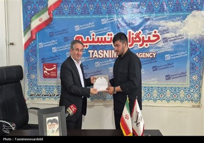 احد بیوته، نماینده مردم اردبیل، نیر و نمین، سرعین در مجلس از خبرگزاری تسنیم اردبیل بازدید کرد