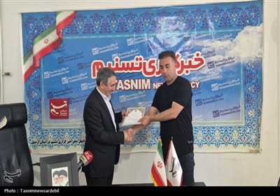 احد بیتوته نماینده مردم اردبیل، نیر و نمین، سرعین در مجلس از خبرگزاری تسنیم اردبیل بازدید کرد