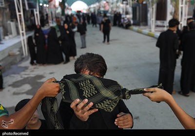 عبور زائران اربعین حسینی از مرز چذابه