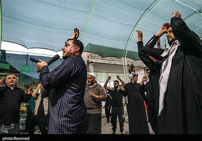 عبور زائران اربعین حسینی از مرز چذابه