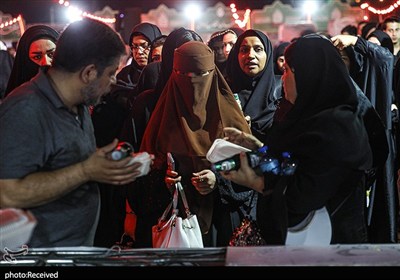 عبور زائران اربعین حسینی از مرز چذابه