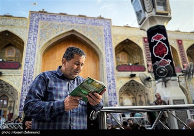 حال وهوای حرم مطهر حضرت علی (ع) در آستانه اربعین حسینی