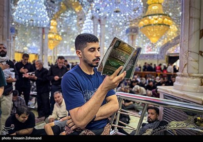 حال وهوای حرم مطهر حضرت علی (ع) در آستانه اربعین حسینی