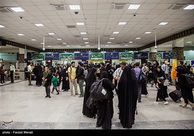 عبور شبانه زائرین اربعین حسینی از مرز خسروی
