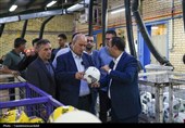 سفر یک‌روزه مهدی تاج به اردبیل؛ بازدید از کارخانه تولید توپ ورزشی به روایت تصاویر