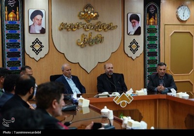 سفر یک‌روزه مهدی تاج به اردبیل؛ بازدید از کارخانه تولید توپ ورزشی به روایت تصاویر