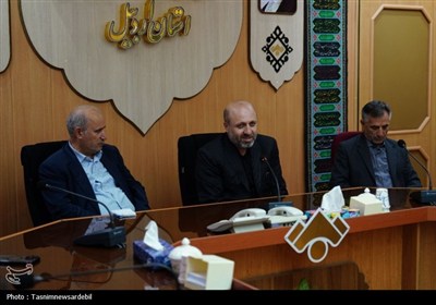 سفر یک‌روزه مهدی تاج به اردبیل؛ بازدید از کارخانه تولید توپ ورزشی به روایت تصاویر