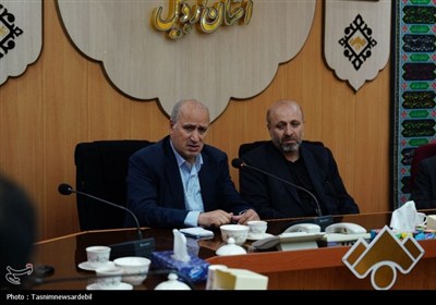 سفر یک‌روزه مهدی تاج به اردبیل؛ بازدید از کارخانه تولید توپ ورزشی به روایت تصاویر