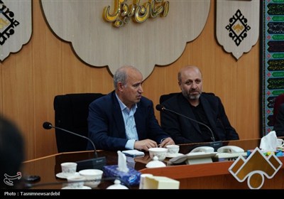 سفر یک‌روزه مهدی تاج به اردبیل؛ بازدید از کارخانه تولید توپ ورزشی به روایت تصاویر
