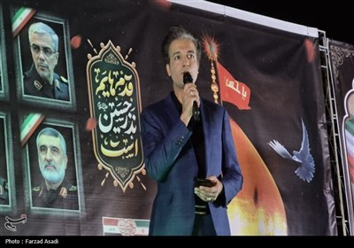 مراسم آیینی مذهبی در مسیر حسین(ع) در اراک