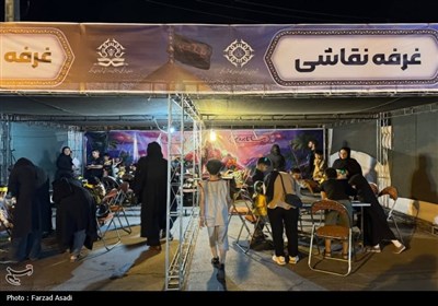 مراسم آیینی مذهبی در مسیر حسین(ع) در اراک