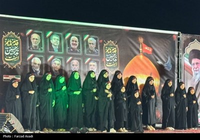 مراسم آیینی مذهبی در مسیر حسین(ع) در اراک