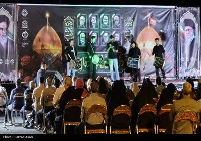 مراسم آیینی مذهبی در مسیر حسین(ع) در اراک