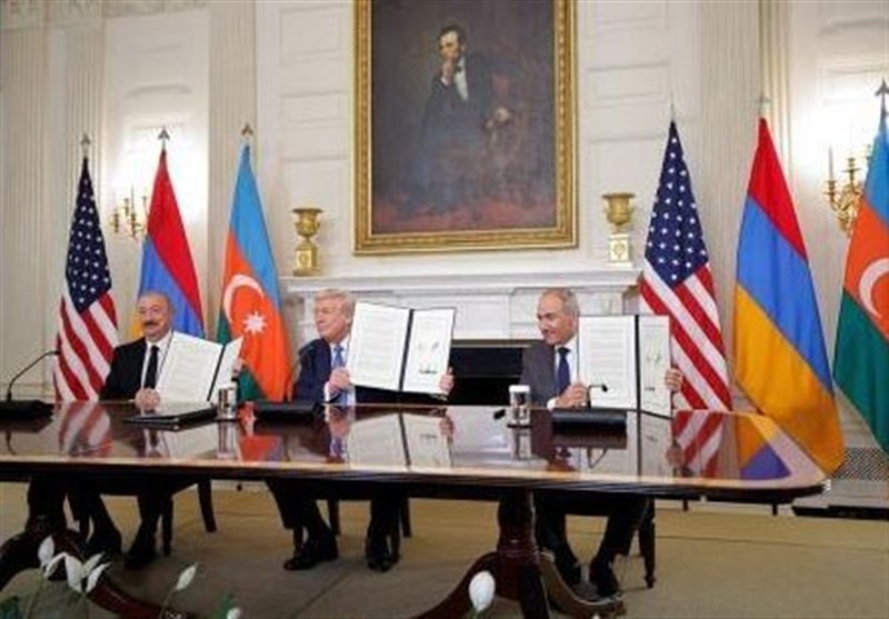 Лидеры Армении и Азербайджана подписали «мирное соглашение» в присутствии Трампа
