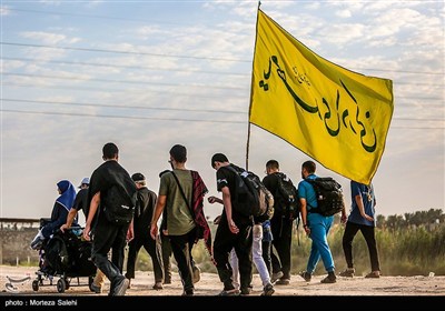 پیاده روی زائرین اربعین حسینی از طریق العلما