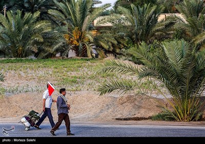 پیاده روی زائرین اربعین حسینی از طریق العلما