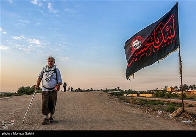 پیاده روی زائرین اربعین حسینی از طریق العلما